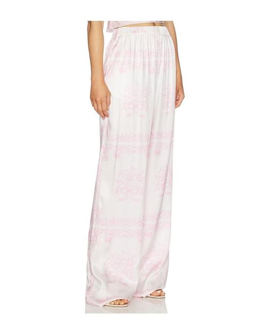 LoveShackFancy White Helia Pant