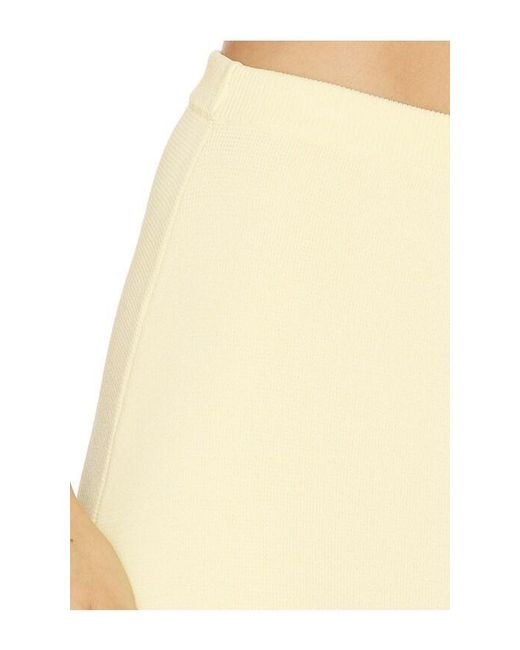 Clea Natural Amelia Fringe Hem Skirt