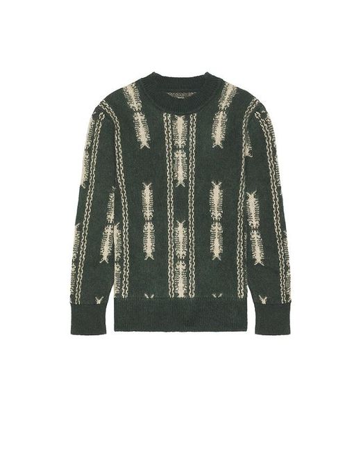 Oas Green Siva Pino Crewneck Sweater for men