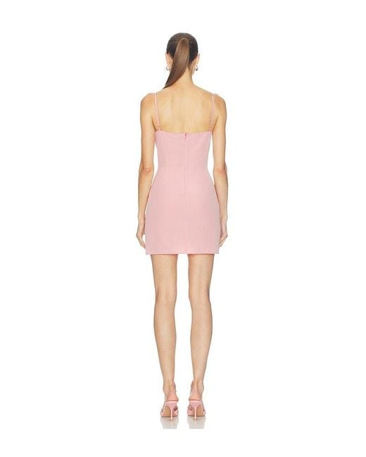 Magda Butrym Pink Ruffle Mini Dress
