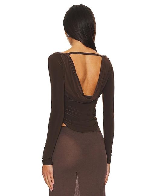 Lovers + Friends Black Xander Top