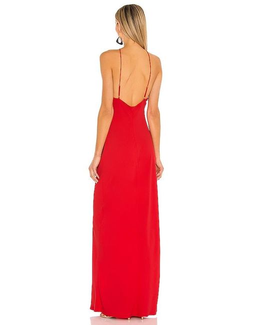 Amanda Uprichard Red X Revolve Riesling Gown