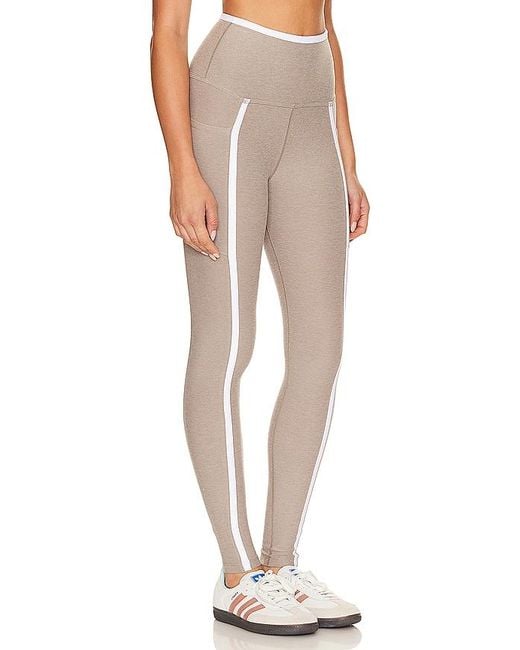Beyond Yoga Spacedye New Moves High Waisted Midi Legging in Natural