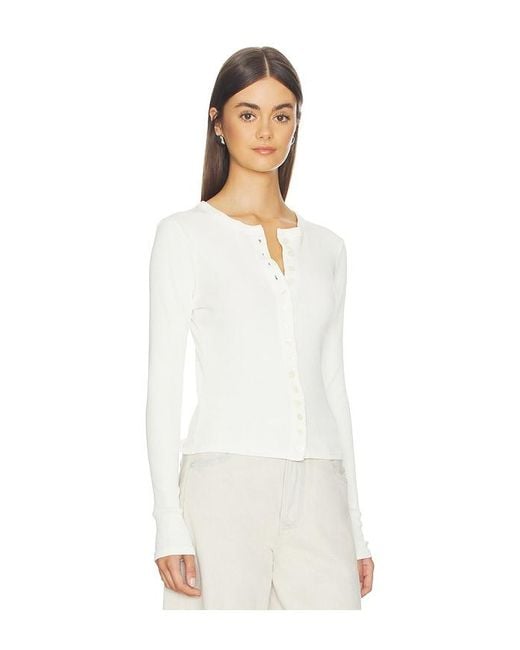 Citizens of Humanity White Kari Long Cardigan