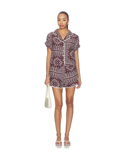 Veronica Beard Multicolor Tennison Short