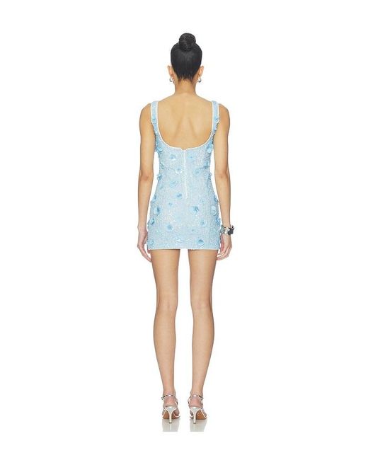 Lovers + Friends Blue Gia Sequin Mini Dress