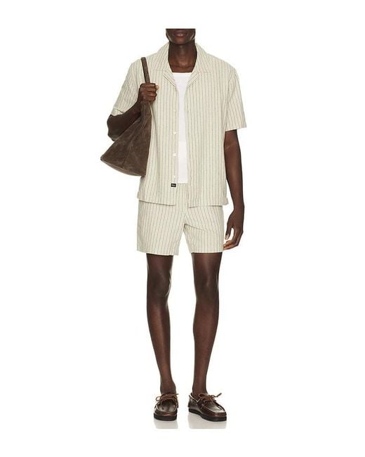 Rails Natural Ely Short Sleeve Shirt for men