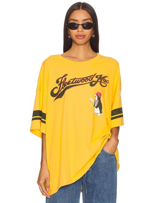 Daydreamer Fleetwood Mac Penguin ベースボールティーシャツ Yellow