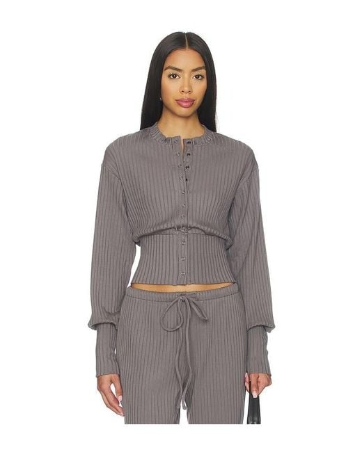 Lovers + Friends Brown Olivia Top