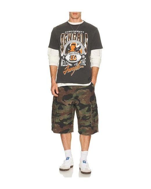 Junk Food Gray Bengals City Edition Vintage Tee for men
