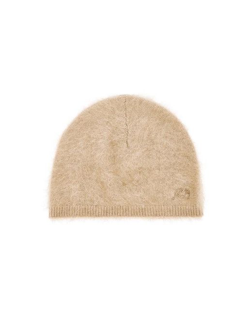 Rag & Bone Natural Jada Brushed Cashmere Beanie