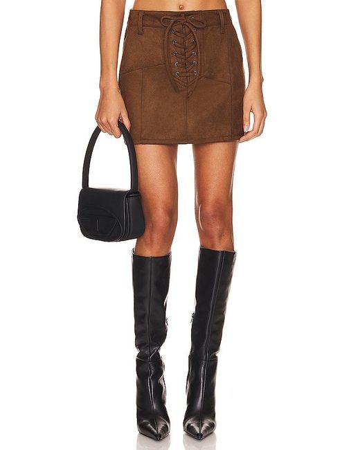 AFRM Black X Revolve Benji Mini Skirt