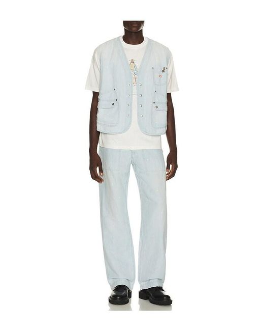 President's White Fatigue Original Chambray Pants for men