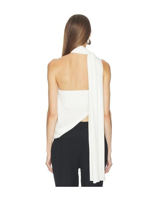 Camila Coelho White Serafina Top