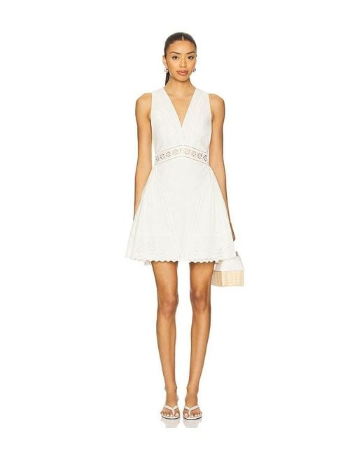 MISA Los Angles White Minikleid Cicely