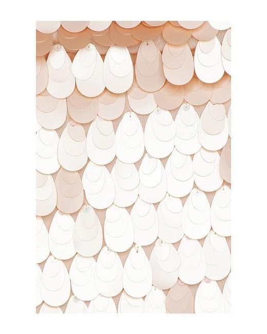 Alice + Olivia Multicolor Grazi Paillette Spaghetti Strap Top