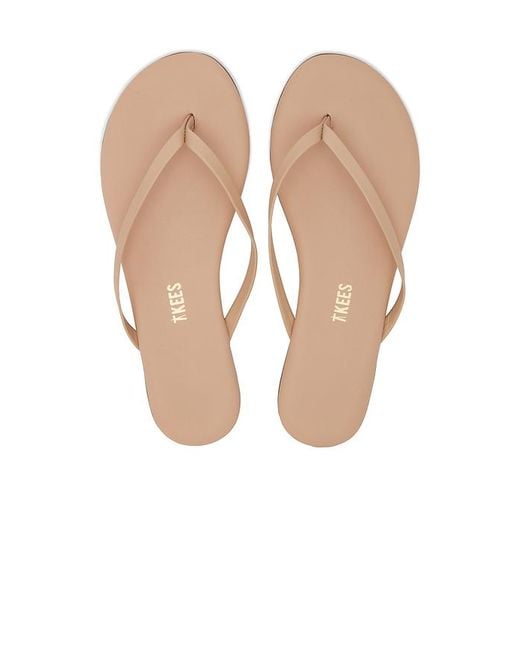 TKEES White FLIP FLOPS LILY