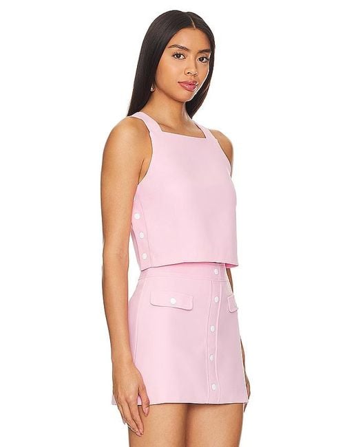 Amanda Uprichard Pink Harley Top