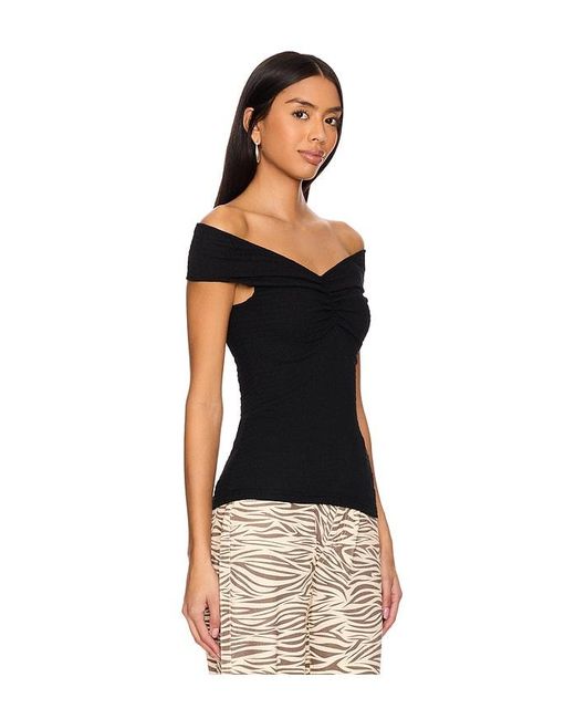 Lioness Black Crue Off Shoulder Top