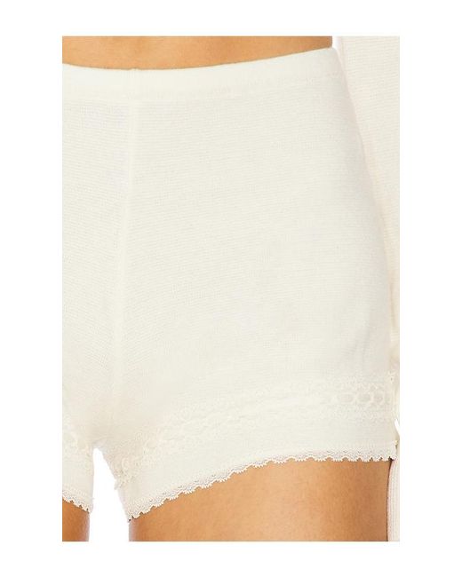 With Jean White Poppy Short