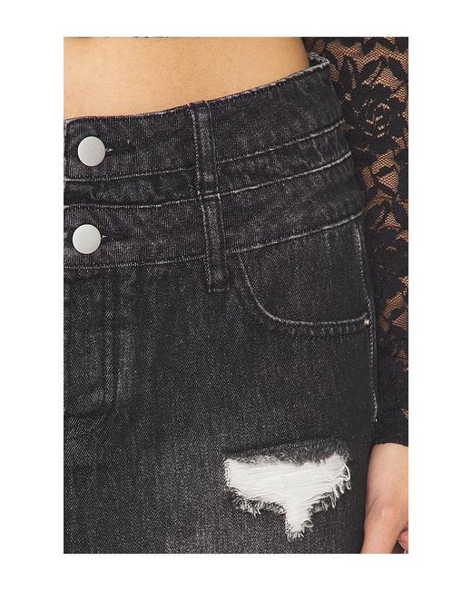 superdown Black Courtney Micro Mini Skirt