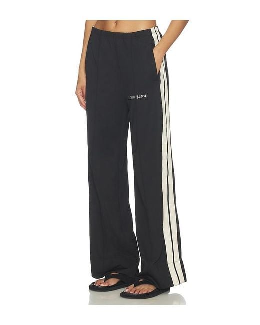 Palm Angels Black Classic Logo Track Loose Pant