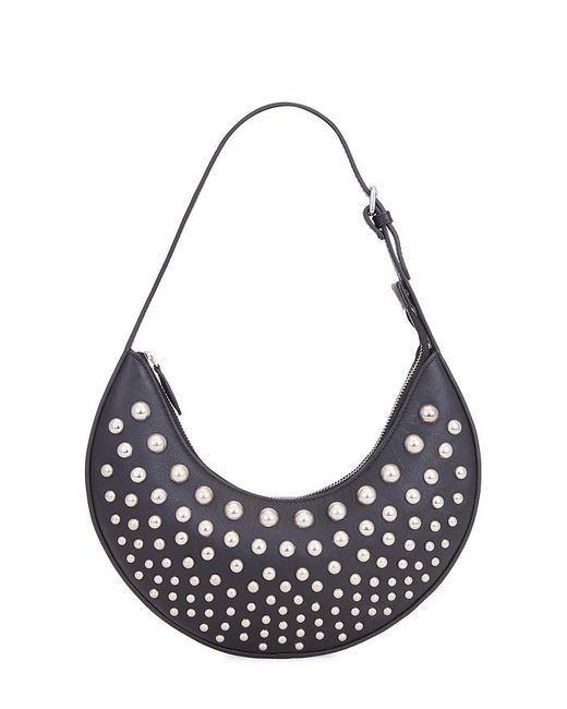 Urban Outfitters Gray Studded Moon Bag