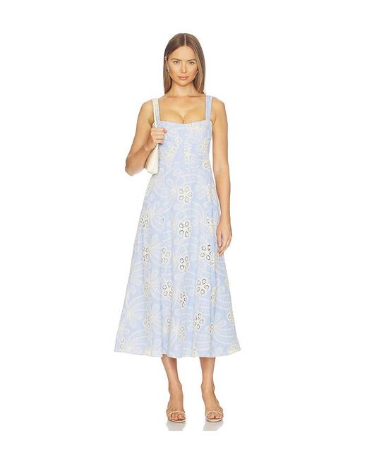 Bardot White Lilah Corset Midi Dress