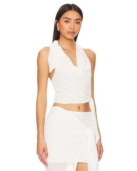 Lovers + Friends White Marci Top