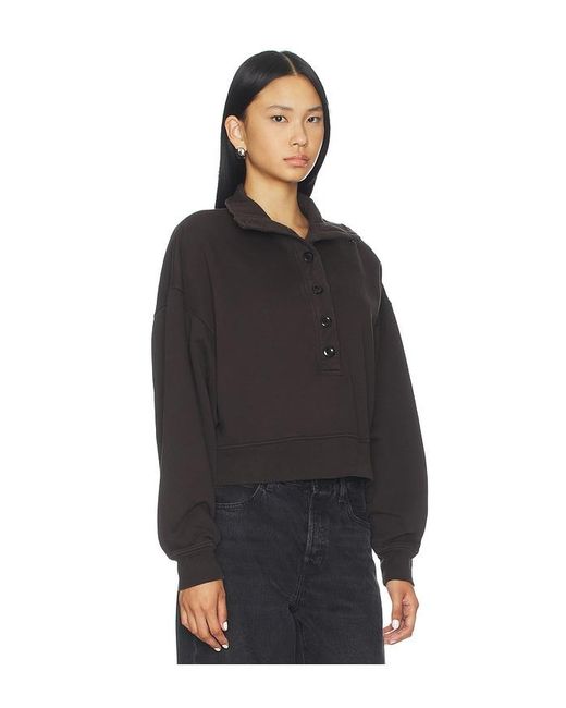 Citizens of Humanity Black Mirelle Funnel Neck Pullover