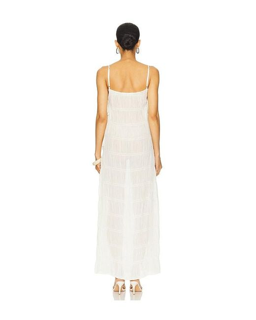 MORE TO COME White Justina Maxi Dress