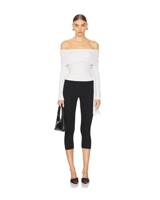 MORE TO COME White Jani Off Shoulder Top