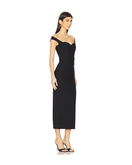 Michael Costello Black X Revolve Rubina Midi Dress