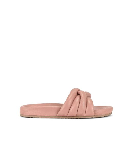 Seychelles Leather Low Key Glow Up Slide in Blush Leather (Pink) - Lyst