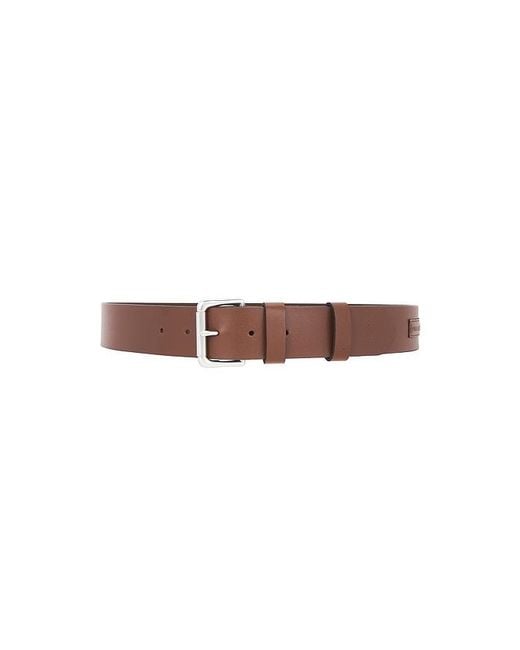 Polo Ralph Lauren Brown Italian Saddle Leather Belt for men