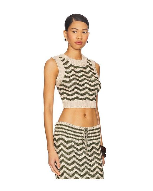 Agua Bendita Emory スリーブレストップス Multicolor