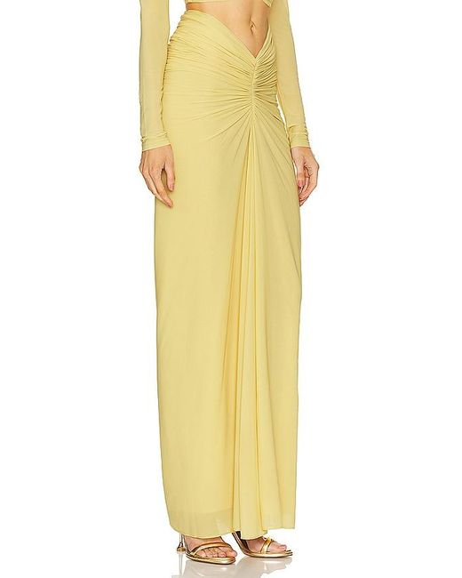 Ronny Kobo Yellow Chase Skirt