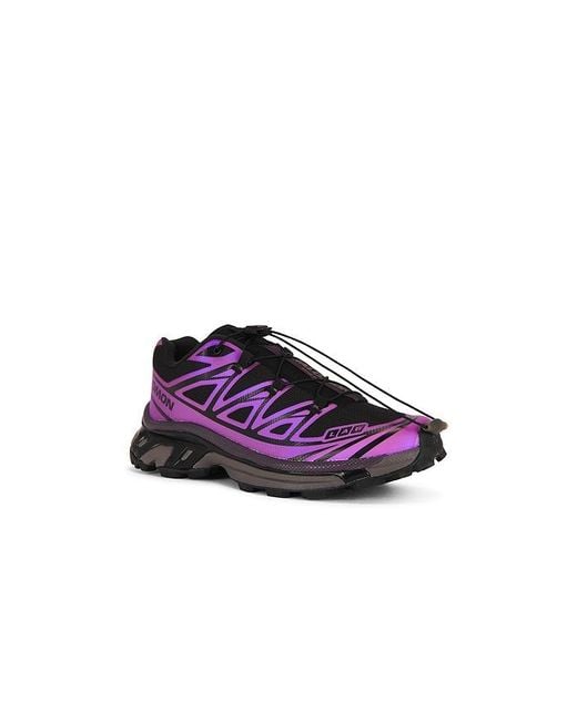 Salomon Purple Xt-6 Iridescent Sneaker