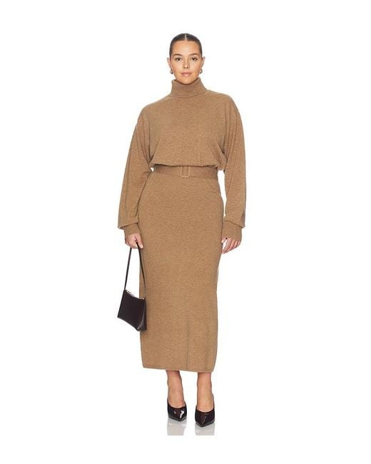 L'academie Natural 'Academie Leslia Belted Midi Dress