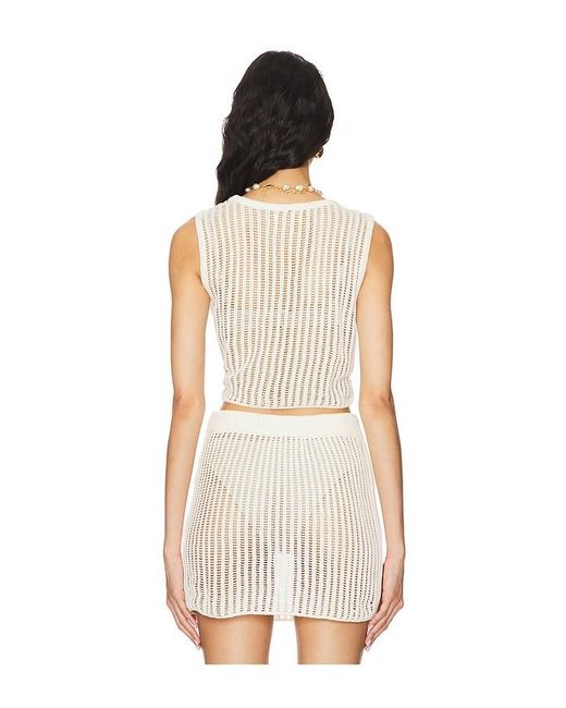 Sander Top en Cream LSPACE en coloris White