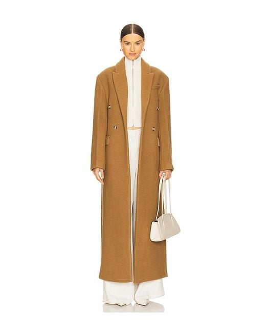 コート NANUSHKA Dove Grey Twill Ferris Coat Nanushka Dove Grey Twill Ferris Coat | italist