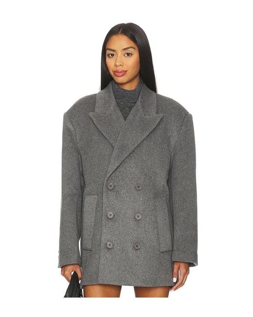 Bardot Black Classic Oversized Hailey Coat