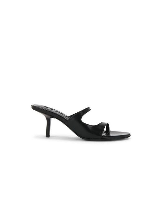 By Far Black Serena Heel