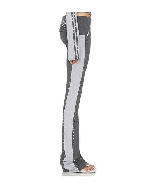 Jaded London Blue Foldover Studded Trouser
