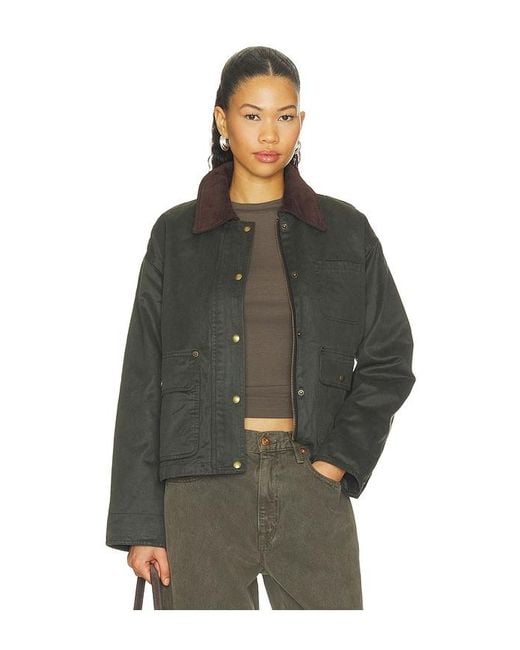 Blank NYC Green Canvas Jacket