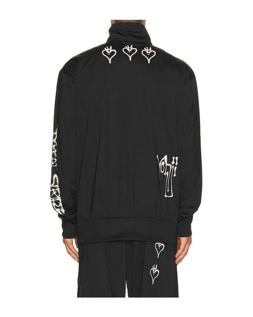 Y-3 Black Gfx Nyln Tt Jacket for men