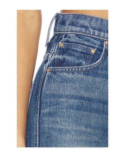 Mother Blue The Tippy Top Utensil Sneak Jeans