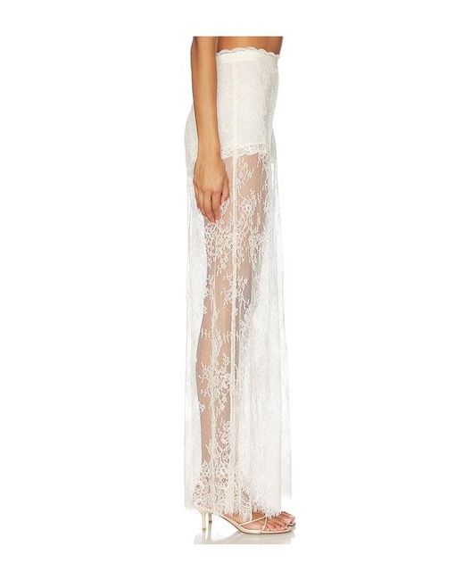 LoveShackFancy White Sigrid Pant