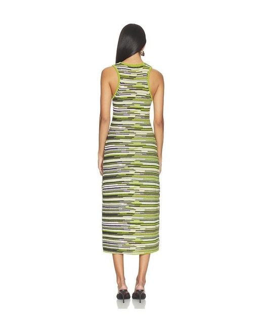 Proenza Schouler Green Proenza Schouler Zinah Knit Dress