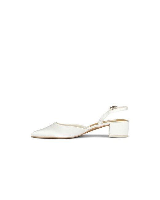 Dolce Vita White Carel Slingback